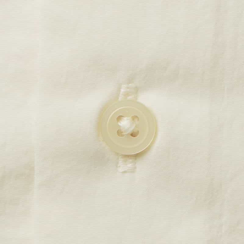 BARNEYS NEW YORK ストレッチ素材カジュアルシャツ WHITE