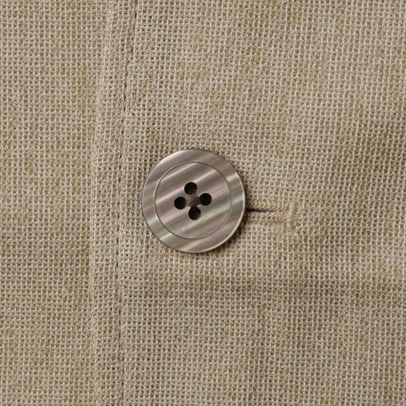 BARNEYS NEW YORK ジャージー素材ショートスリーブカーディガン BEIGE