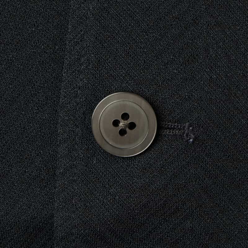 BARNEYS NEW YORK ジャージー素材ショートスリーブカーディガン NAVY