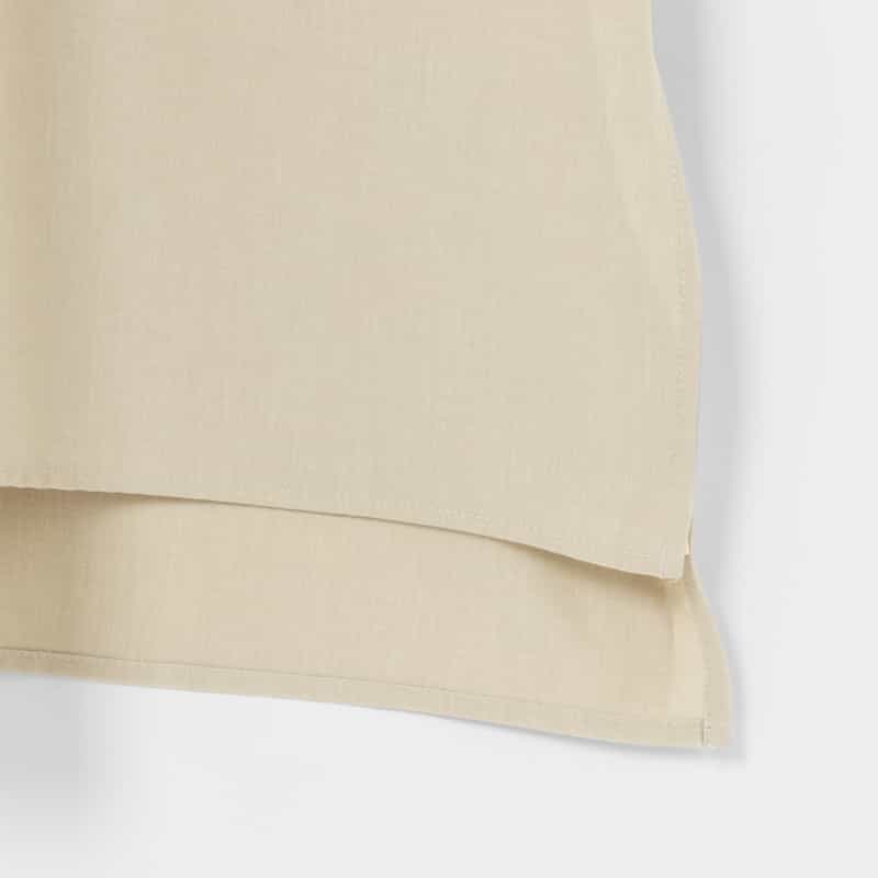 BARNEYS NEW YORK ウォッシャブル 接触冷感素材ボウタイドレス BEIGE