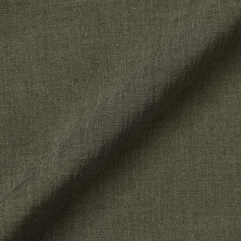 BARNEYS NEW YORK ファージュ素材カプリシャツ KHAKI