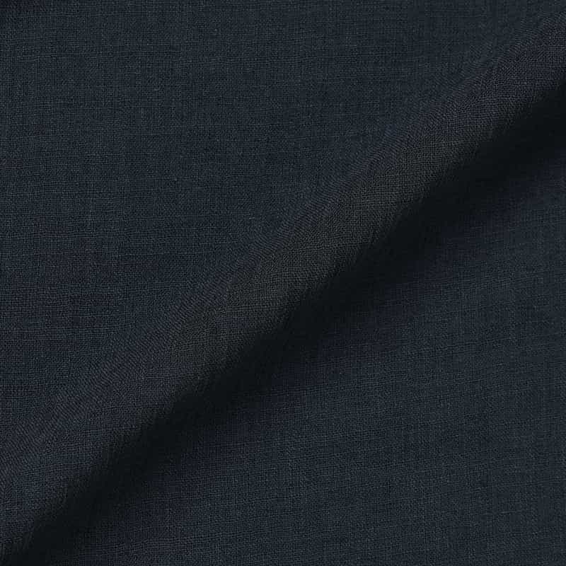 BARNEYS NEW YORK ファージュ素材カプリシャツ NAVY