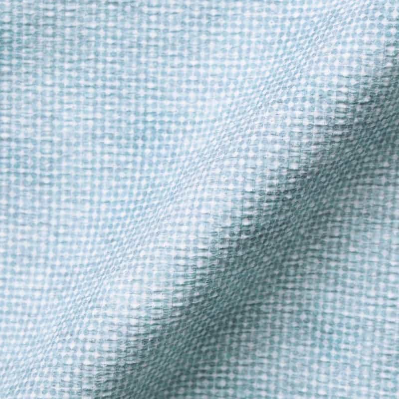 BARNEYS NEW YORK ショートスリーブプリントシャツ BLUE