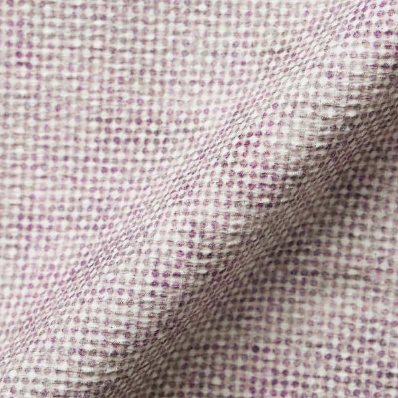 BARNEYS NEW YORK ショートスリーブプリントシャツ PURPLE