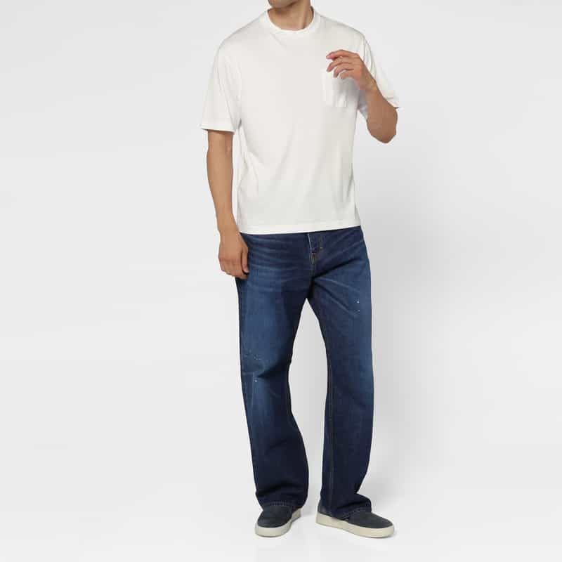 BARNEYS NEW YORK ポケット付きTシャツ WHITE