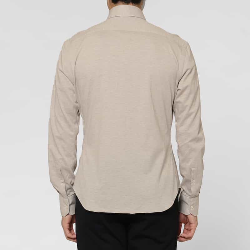 XACUS XACUS＜ザッカス＞ コットンジャージー素材シャツ BEIGE
