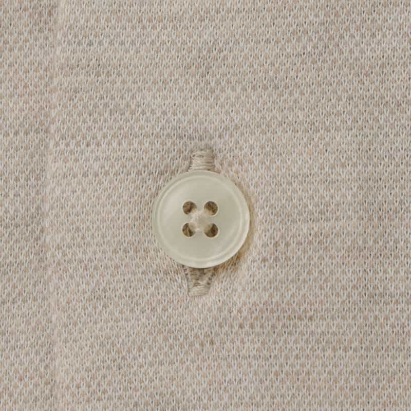 XACUS XACUS＜ザッカス＞ コットンジャージー素材シャツ BEIGE