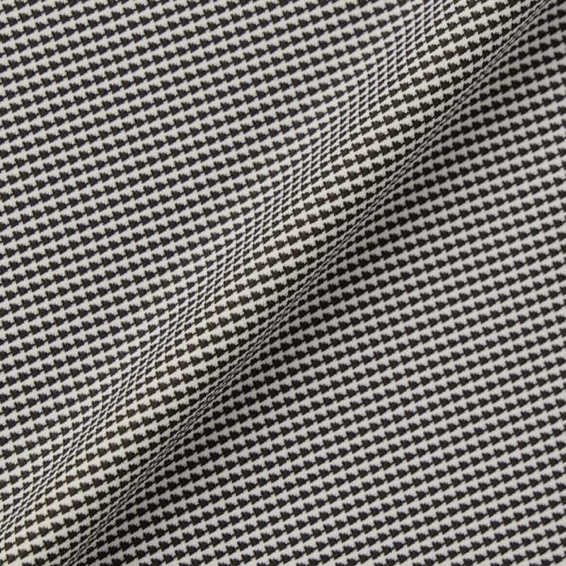 XACUS XACUS＜ザッカス＞ 千鳥柄ストレッチシャツ BLACK