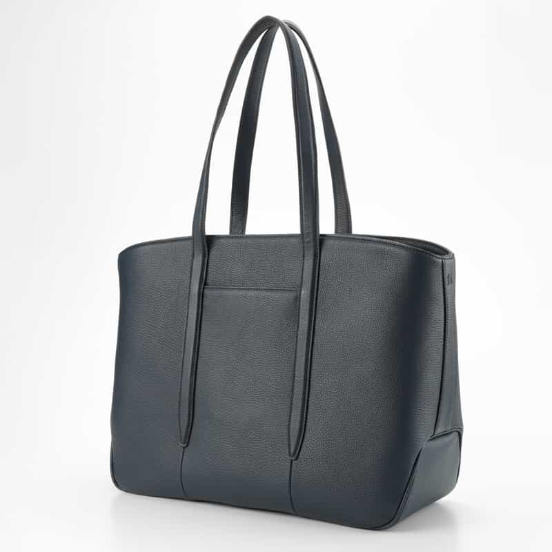 ETIAM ETIAM＜エティアム＞ レザートートバッグ NAVY