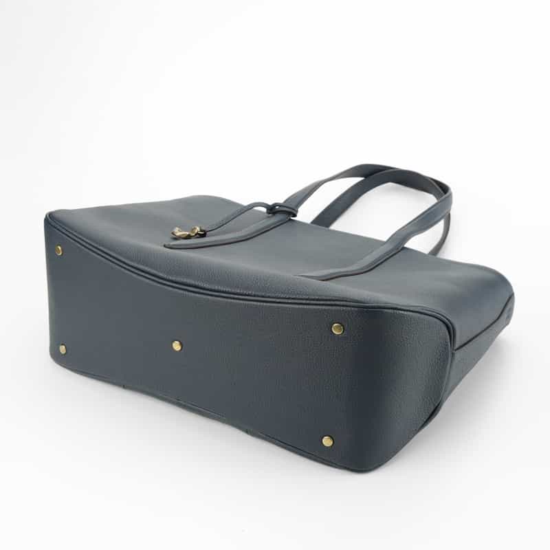 ETIAM ETIAM＜エティアム＞ レザートートバッグ NAVY