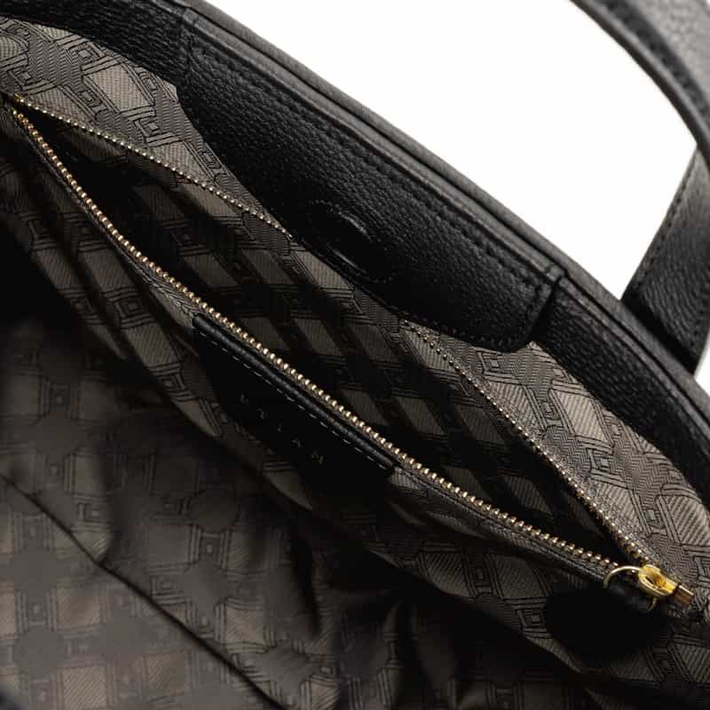 ETIAM ETIAM＜エティアム＞ レザーミニトートバッグ BLACK