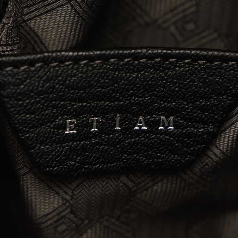 ETIAM ETIAM＜エティアム＞ 2WAYハンドバッグ BLACK
