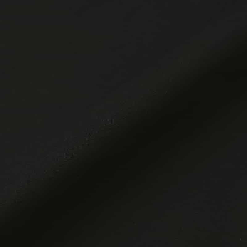 BARNEYS NEW YORK ウォッシャブル ソフトリネン素材Vネックフレアロングドレス（インナードレス付き） BLACK