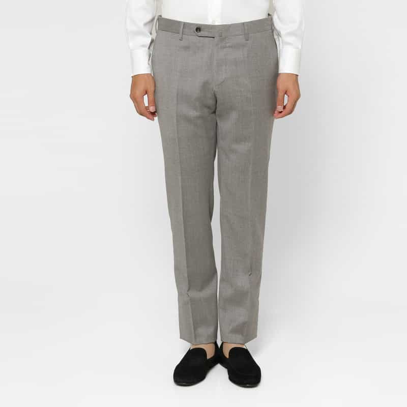 PT TORINO PT TORINO ＜ピーティー トリノ＞  フランネル素材スリムパンツ“SLIM" LT GRAY
