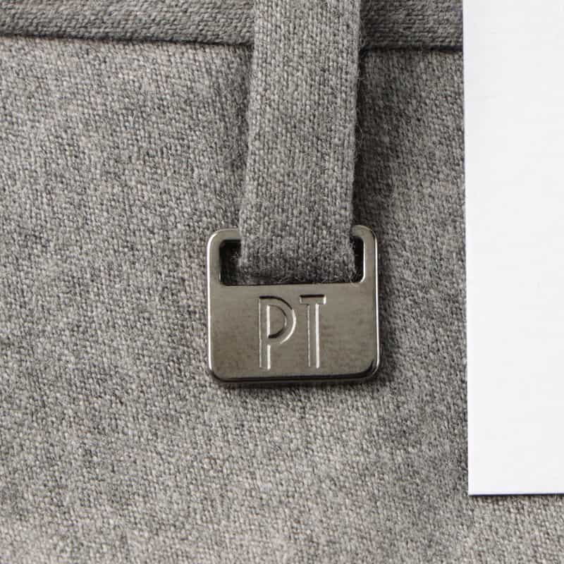 PT TORINO PT TORINO ＜ピーティー トリノ＞  フランネル素材スリムパンツ“SLIM" LT GRAY