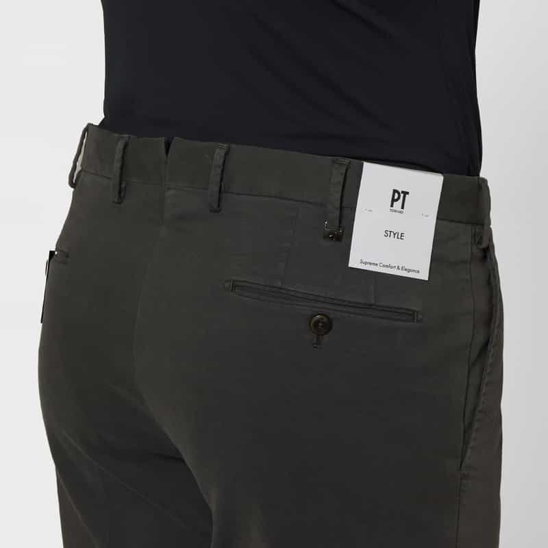 PT TORINO PT TORINO＜ピーティー トリノ＞ テーパードパンツ“SLIM FIT" GRAY