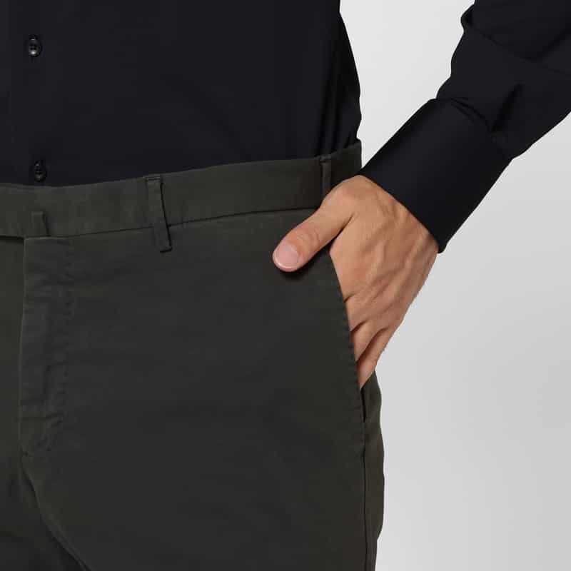 PT TORINO PT TORINO＜ピーティー トリノ＞ テーパードパンツ“SLIM FIT" GRAY