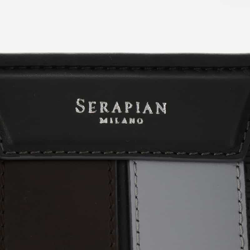 SERAPIAN SERAPIAN＜セラピアン＞ ライン入りトートバッグ GRAY