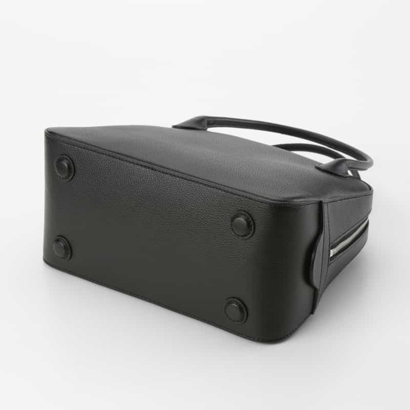MAISON CANAU MAISON CANAU ＜メゾン カナウ＞ ラウンドボストンバッグ（M） BLACK