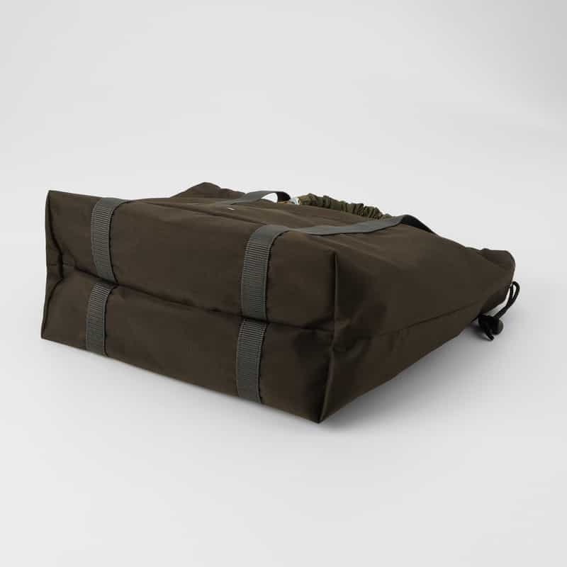 ZATTU ZATTU ＜ザッツ＞ ダブルハンドル ナイロントートバッグ "JAM-LQ" DARK BROWN