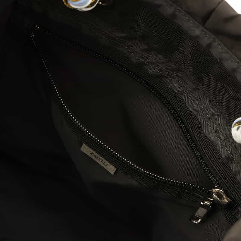 ZATTU ZATTU ＜ザッツ＞ ダブルハンドル ナイロントートバッグ "JAM-LQ" DARK BROWN
