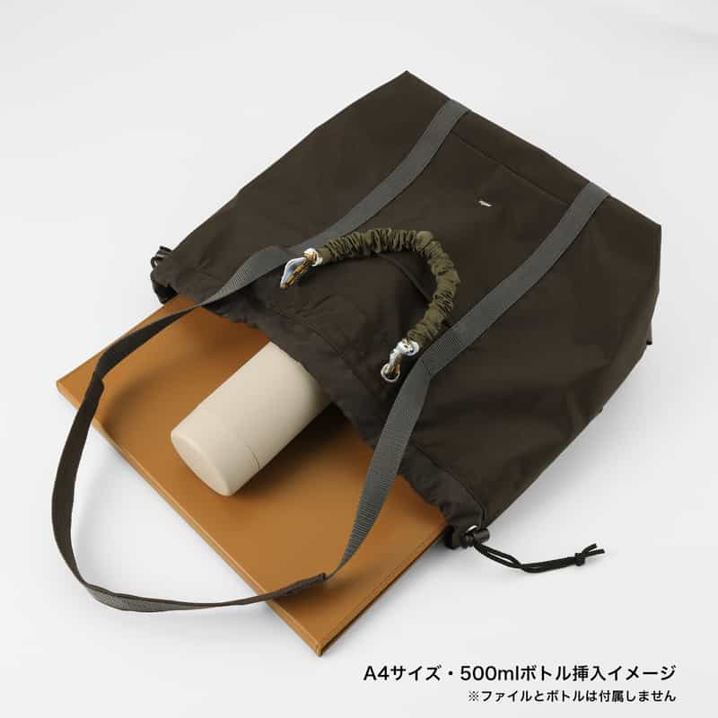 ZATTU ZATTU ＜ザッツ＞ ダブルハンドル ナイロントートバッグ "JAM-LQ" DARK BROWN
