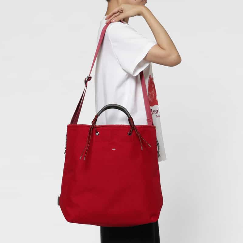 ZATTU ZATTU ＜ザッツ＞ ナイロントートバッグ "TERP" RED