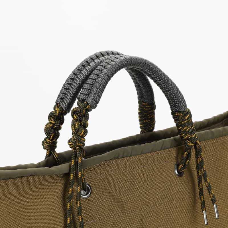 ZATTU ZATTU ＜ザッツ＞ ナイロントートバッグ "TERP" BROWN