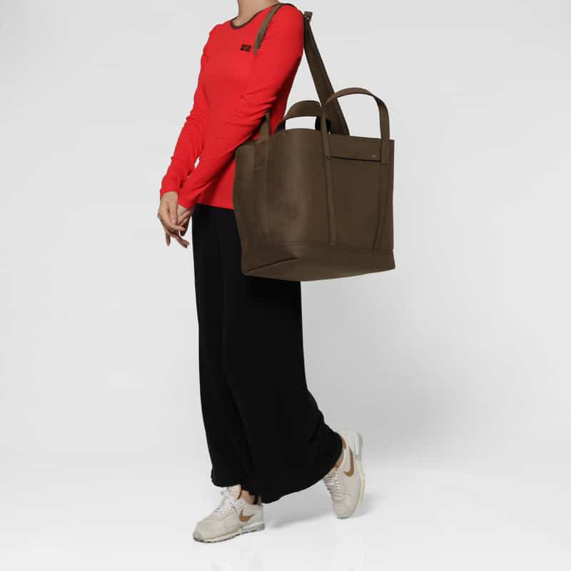 ZATTU ZATTU ＜ザッツ＞ トートバッグ "MAC TOTO-T2" BROWN