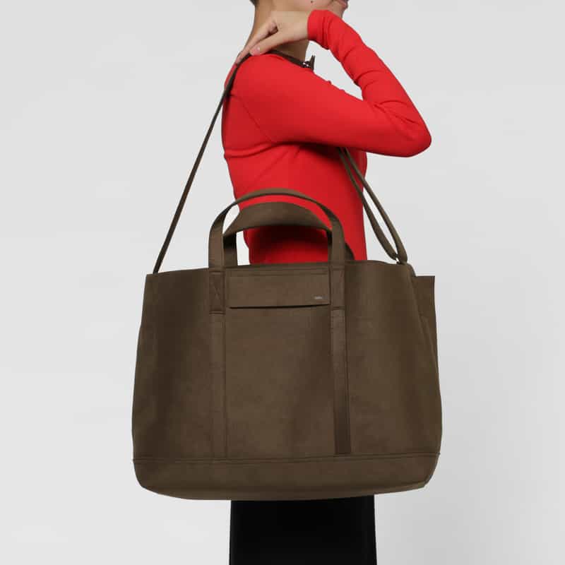 ZATTU ZATTU ＜ザッツ＞ トートバッグ "MAC TOTO-T2" BROWN