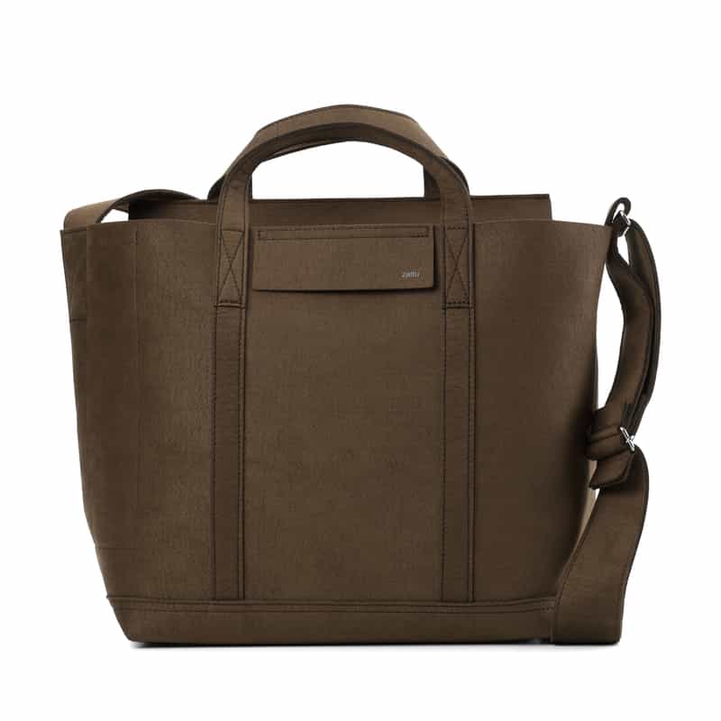 ZATTU ZATTU ＜ザッツ＞ トートバッグ "KINAX-T2" BROWN