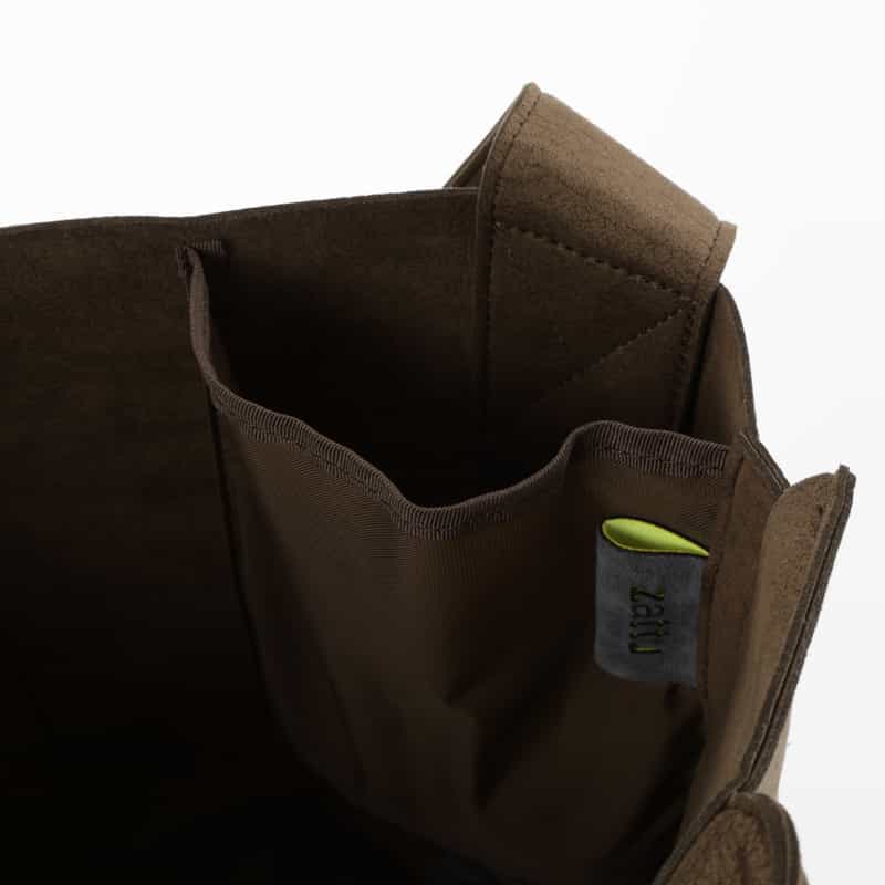 ZATTU ZATTU ＜ザッツ＞ トートバッグ "KINAX-T2" BROWN