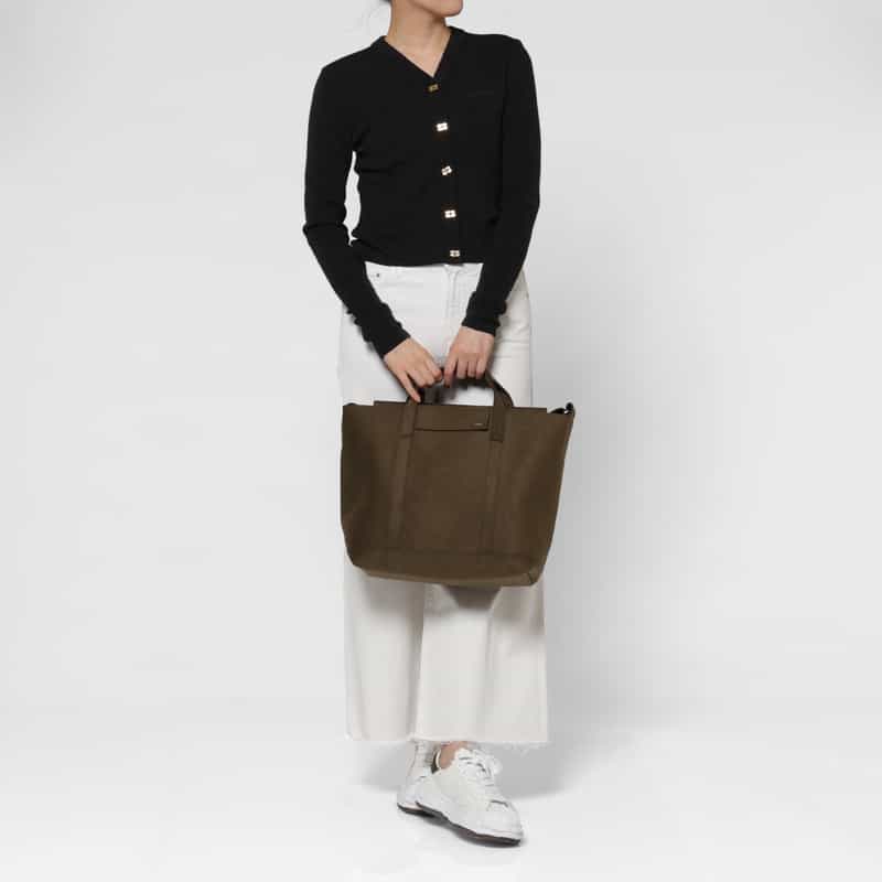 ZATTU ZATTU ＜ザッツ＞ トートバッグ "KINAX-T2" BROWN