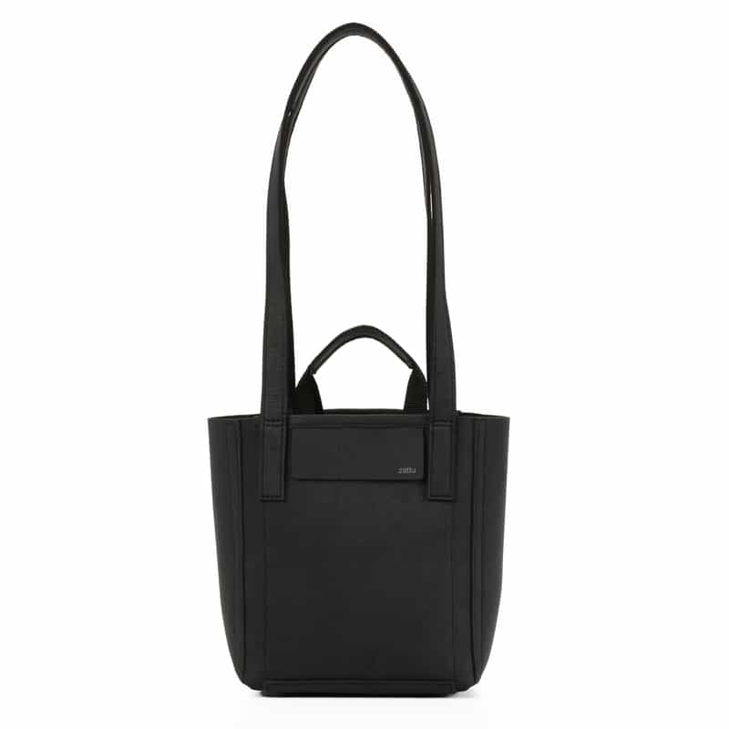 ZATTU ZATTU ＜ザッツ＞ ダブルハンドルミニトートバッグ "CIMA" BLACK
