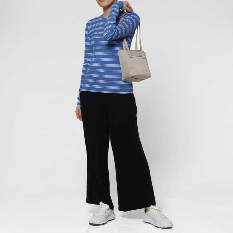 ZATTU ZATTU ＜ザッツ＞ ダブルハンドルミニトートバッグ "CIMA" LIGHT GRAY