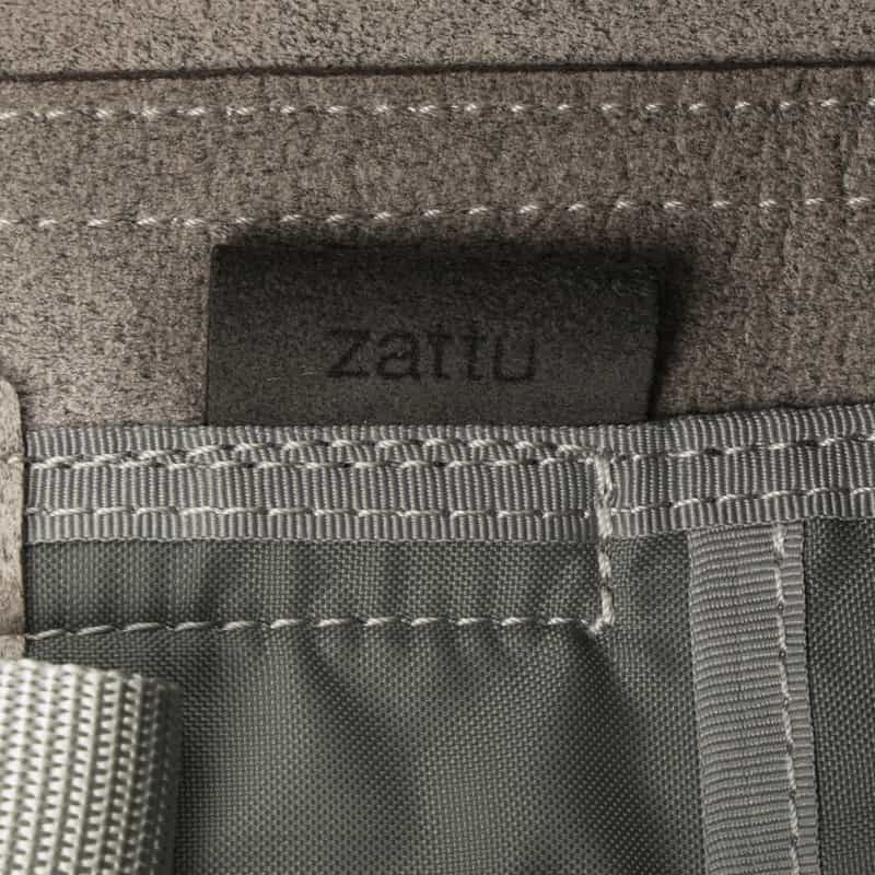 ZATTU ZATTU ＜ザッツ＞ ダブルハンドルミニトートバッグ "CIMA" LIGHT GRAY
