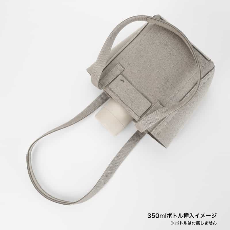 ZATTU ZATTU ＜ザッツ＞ ダブルハンドルミニトートバッグ "CIMA" LIGHT GRAY