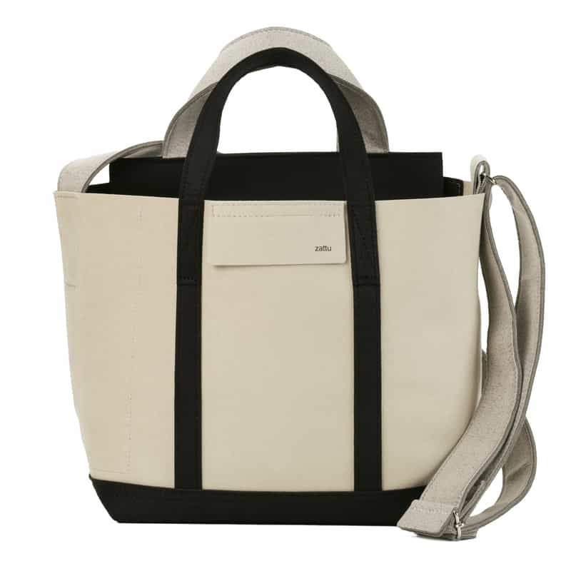 ZATTU ZATTU ＜ザッツ＞ トートバッグ "NEPPA MULTI-T2" IVORY
