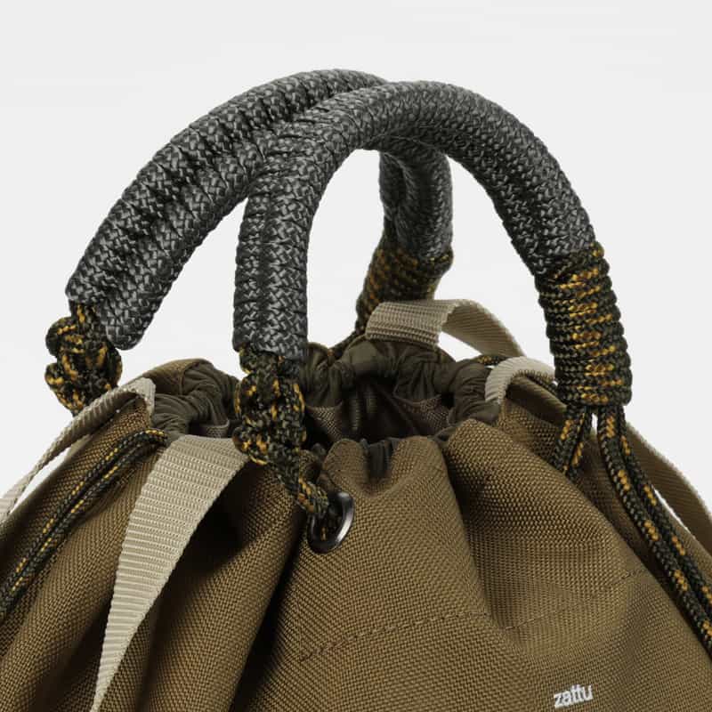 ZATTU ZATTU ＜ザッツ＞ ナイロンショルダーバッグ "SCILDER" BROWN