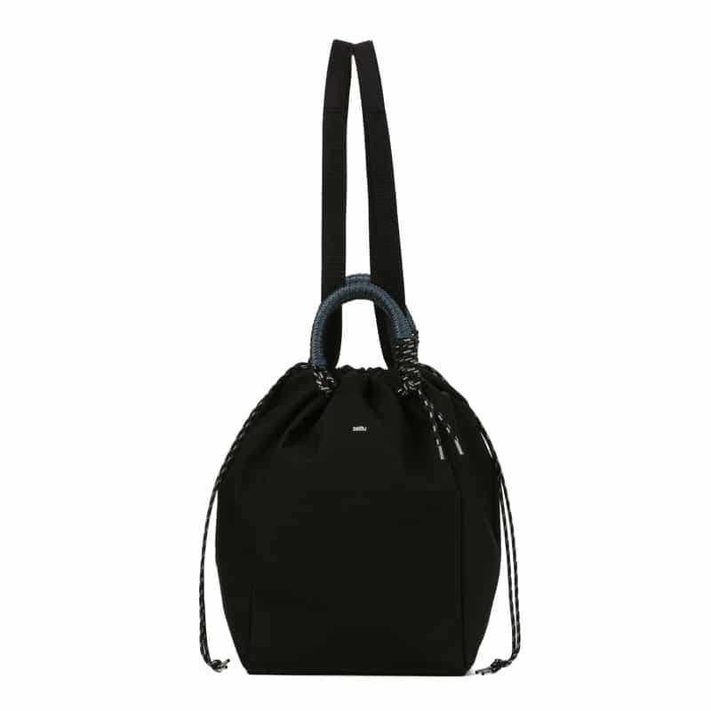 ZATTU ZATTU ＜ザッツ＞ ナイロンショルダーバッグ "SCILDER" BLACK