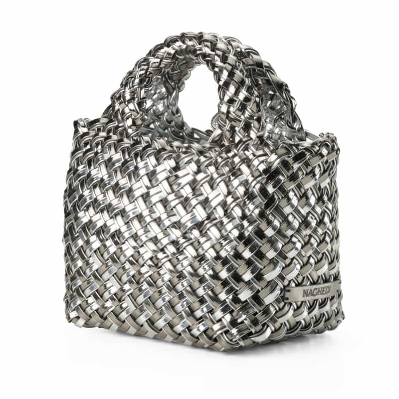 NAGHEDI NAGHEDI ＜ナゲディ＞ トートバッグ “St Barths Petit Tote“ SILVER