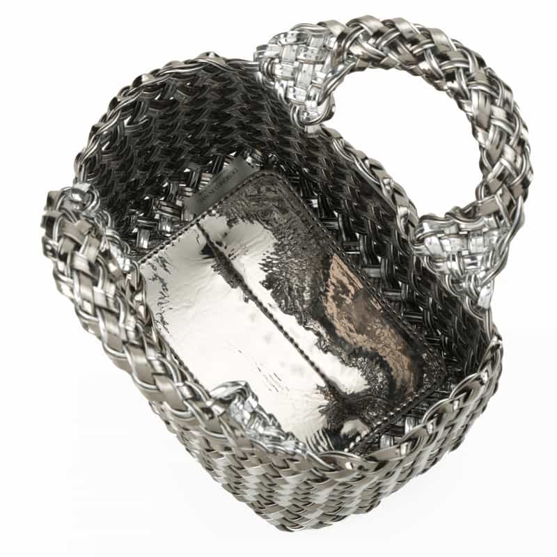 NAGHEDI NAGHEDI ＜ナゲディ＞ トートバッグ “St Barths Petit Tote“ SILVER