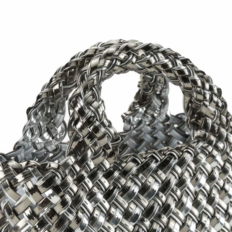 NAGHEDI NAGHEDI ＜ナゲディ＞ トートバッグ “St Barths Petit Tote“ SILVER