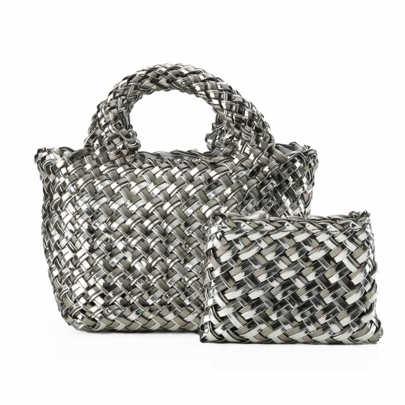 NAGHEDI NAGHEDI ＜ナゲディ＞ トートバッグ “St Barths Petit Tote“ SILVER