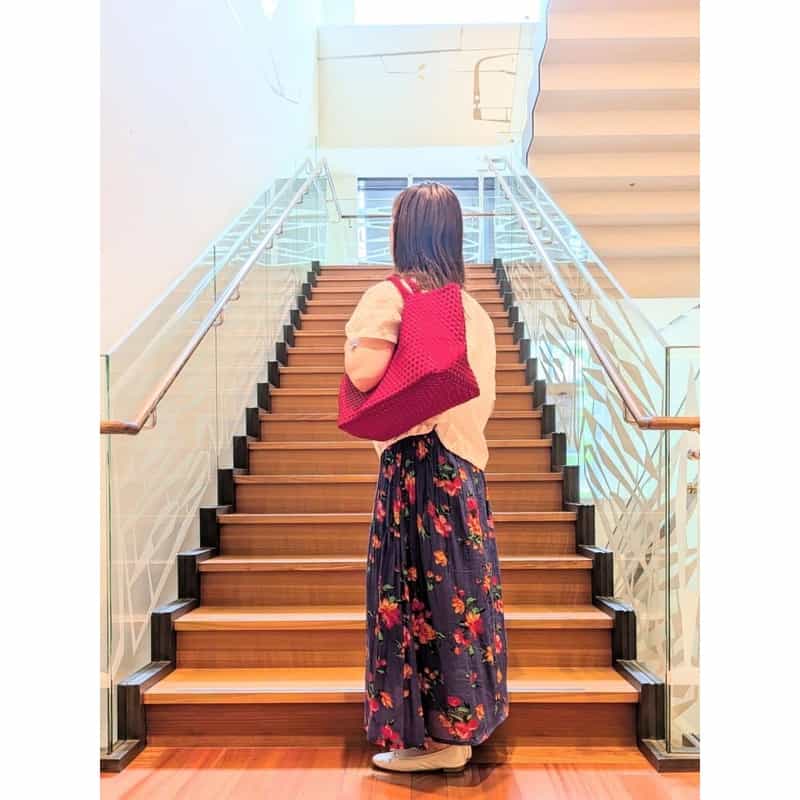 NAGHEDI NAGHEDI ＜ナゲディ＞トートバッグ “St Barths Medium Tote“ RED