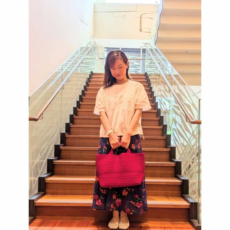 NAGHEDI NAGHEDI ＜ナゲディ＞トートバッグ “St Barths Medium Tote“ RED