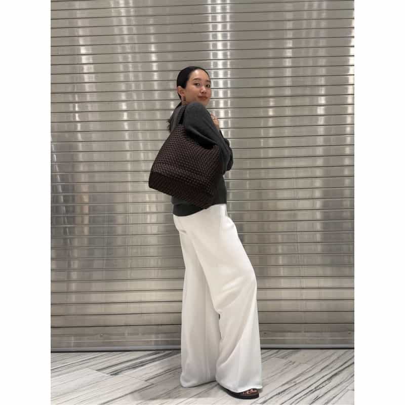 NAGHEDI NAGHEDI ＜ナゲディ＞ ワンハンドルバッグ “Nomad Medium Hobo“ DARK BROWN