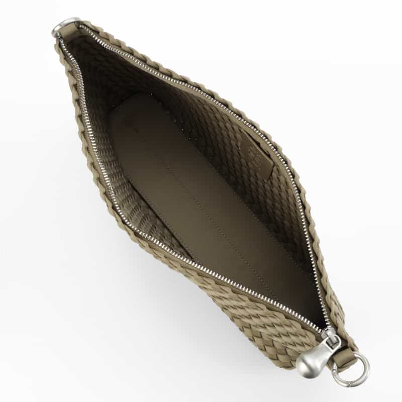 NAGHEDI NAGHEDI ＜ナゲディ＞ ワンハンドルバッグ “Porto Half-Moon Small“ BEIGE