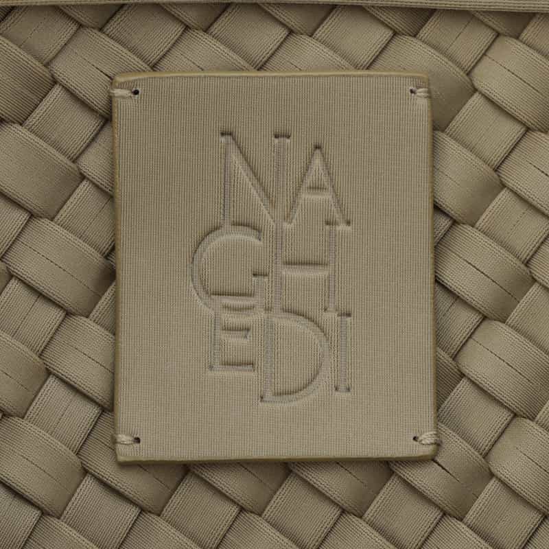 NAGHEDI NAGHEDI ＜ナゲディ＞ ワンハンドルバッグ “Porto Half-Moon Small“ BEIGE