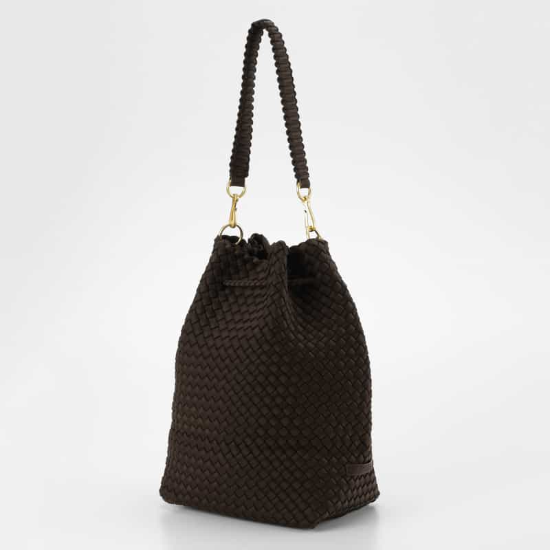 NAGHEDI NAGHEDI ＜ナゲディ＞ バケットバッグ “Mercer Large Bucket“ DARK BROWN